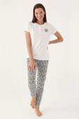 Pierre Cardin 8785 Good Kadın Kısa Kol Pijama Takımı - 2