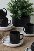 Keramika Keraart Mermer Kahve Takımı 12 Parça 6 Kişilik 17951 thumbnail 2