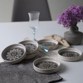 Keramika Keraart Mosaic Marvels Stackable Çerezlik / Sosluk 14 Cm 6 Adet 21619 - 5