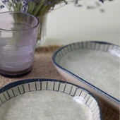 Keramika Keraart Mosaic Marvels Kayık Tabak 28 cm 2 Adet 21621 - 2