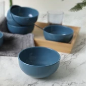 Keramika Mavi Bulut Kase 12 Cm 6 Adet 407 - 3