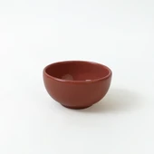 Keramika Kızıl Kahve Bulut Mini Çerezlik / Sosluk 8 Cm 6 Adet 607 - 10