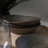 Keramika Mat Toprak Stella Yemek Tabağı 22 Cm 6 Adet 20572 - 4