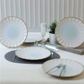 Keramika Keraart Misty Sirius Servis Tabağı 27 Cm 6 Adet 21731 - 5