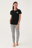 Pierre Cardin 8785 Büyük Beden Good Kadın Kısa Kol Pijama Takımı - 2