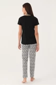 Pierre Cardin 8785 Büyük Beden Good Kadın Kısa Kol Pijama Takımı - 6