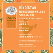 Caffe Corsini Hindistan Monsooned Malaba%100 Arabica Çekirdek Kahve 250GR - 3