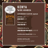 Caffe Corsini Kenya %100 Arabica Çekirdek Kahve 250GR - 3