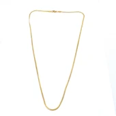 Çelik Zincir Kolye Altın Kaplama Balık Model ZN-162 thumbnail 4