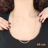 Çelik Zincir Kolye Altın Kaplama Balık Model ZN-162 thumbnail 6