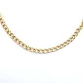 Çelik Zincir Altın Kaplama Unisex Figaro Model ZN-307 - 5