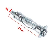 Boşluk Dübel Çelik Alçıpan FRT Tuğla Paraşüt Duvar Bims 4x38 Metal (5 Adet) - 2