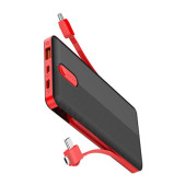 LDNIO Powerbank 3ın1 Cable 10.000 Mah PL1013 Siyah - 1