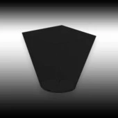 Mika Muhallebi Kabı Siyah 240 ml 24 Adet thumbnail 1