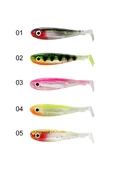 Captain 3074 Duck Tail Soft 9cm Levrek Silikon Yem 8.4gr 5 Adet thumbnail 2