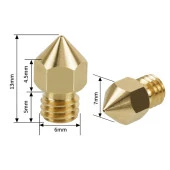Creality Ender 3 Pro-V2-Cr10 CHT Pirinç Nozzle(0.4mm) - 3