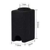 Elegoo Neptune 4 Plus-4 Max Isıtıcı Blok Silikon Çorap(Siyah) thumbnail 3