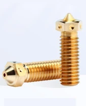 E3D Volcano 4 Nokta Pirinç Nozzle-Sidewinder X1-X2-Genius-Genius Pro-0.4mm thumbnail 1