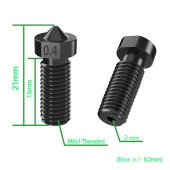 E3D Volcano Sertleştirilmiş Çelik Nozzle-X1-X2-Genius-Genius Pro-0.4mm - 3