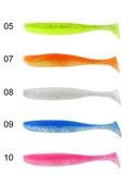 Captain 3075 Shad Tail Soft 10cm Levrek Silikon Yem 4.7gr 5 Adet thumbnail 2