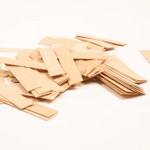 Ahşap Mum Fitili 100 Adet ( 15mm x 75mm x 0,5mm ) thumbnail 2