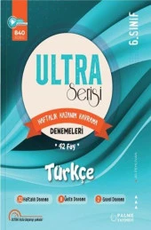 6. Sınıf Türkçe Ultra Serisi Denemeleri 42 Föy Palme Yayınları - 1