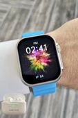 Daniel Klein DK2ISTE1156 Android/ios Uyumlu Arama Özellikli Mavi Renk Kordonlu Akıllı Kol Saati ve Bluetooth Kulaklık - 5