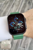 Daniel Klein DK1ISTE1167 Android/ios Uyumlu Arama Özellikli Yeşil Renk Kordonlu Akıllı Kol Saati ve Bluetooth Kulaklık - 6