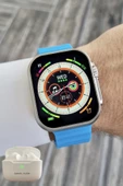 Daniel Klein DK2ISTE1156 Android/ios Uyumlu Arama Özellikli Mavi Renk Kordonlu Akıllı Kol Saati ve Bluetooth Kulaklık - 4