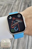 Daniel Klein DK2ISTE1156 Android/ios Uyumlu Arama Özellikli Mavi Renk Kordonlu Akıllı Kol Saati ve Bluetooth Kulaklık - 7