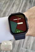 Daniel Klein DK2ISTE1161 Android/ios Uyumlu Arama Özellikli Siyah Renk Kordonlu Akıllı Kol Saati ve Bluetooth Kulaklık - 1