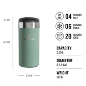 Stanley The AeroLight Transit Termos Bardak 0.35 Lt - (12 OZ) Shale Metallic - 4