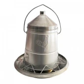 TavPet Metal Tavuk Yemlığı Yem Akış Ayarlı 7,8 Kg Askılı Üstten Dolum thumbnail 1