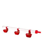 TavPet Eko Nipel Suluk 60 cm 3 Nipelli  Dilli Çanaklı 20 Tavukluk thumbnail 1