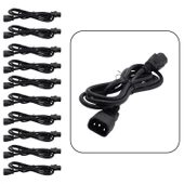 C13-C14 GÜÇ KABLOSU 1,8 MT 3X0,75mm - 10'LU PAKET - 1