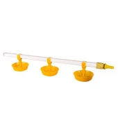 TavPet Hindiler İçin Eko Nipel Suluk Sistemi 60 Cm 3 Nipelli Büyük Yaylı Çanaklı thumbnail 1