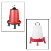 TavPet Ayaklı Tavuk Yemliği 12-15 Kg+Ayaklı Suluğu 12 Lt - 1