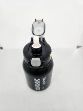 Shotay Chess ST-8150 600ml Çelik Pipetli-Pipetsiz Kullanım Termos Matara Siyah - 2