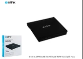 S-link SL-DRW06 USB 3.0 DVD-R-CD-R-RW- Dvd-Rw Ultra Slim Harici Optik Yazıcı Siyah thumbnail 4