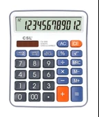 CSL CS-3806 12 Hane Masa Tipi Hesap Makinesi thumbnail 2