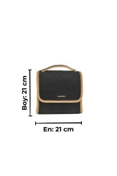 Mini Araç Bagaj Çantası Araba Bagaj Organizer Bagaj Düzenleyici Çanta Oto Bagaj Düzenleyici Krem thumbnail 2