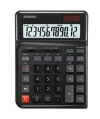 Casio DE-12E-BK Siyah 12 Hane Masa Üstü Ergonomik Tuşlu Hesap Makinesi thumbnail 2