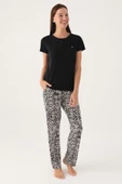 Pierre Cardin 8788 Buttoned Kadın Kısa Kol Pijama Takımı - 1