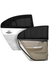 Opel Combo D 2012-2018   Uyumlu 2 Adet Oto Yan Cam Güneşliği, Arka Cam Güneşliği/Perde - 3