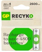 GP AA 2600 mAh Şarjlı Kalem Pil 4'lü Paket GP270AAHCEMTR thumbnail 2