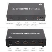Vcom DD433 3-1 Port 1.4V 3D Metal Hdmi Switch thumbnail 1