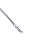 FRISBY FNW-RJ4528N RJ-45 Cat 6 Yeni Nesil Delikli Konnektör 100lü Kutulu thumbnail 1