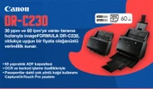 Canon Dr-C230 A4 Dublex Doküman Tarayıcı Dakikada 30 Sayfa Tarama Hızı thumbnail 2