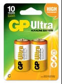 GP LR14 Orta Boy Ultra Alkalin Pil 2'li Paket GP14AU-U2 C Boy thumbnail 1