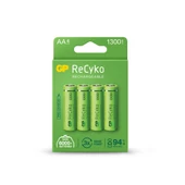 GP AA 1300 mAh Şarjlı Kalem Pil 4'lü Paket GP130AAHCEMTR-4LÜ thumbnail 1